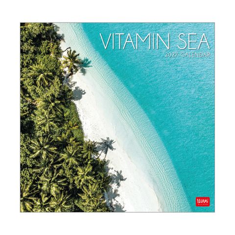 Legami - 2027 Wall Calendar 30 x 29 cm - Vitamin Sea