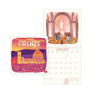Legami - 2027 Wall Calendar - Uncoated - 18 x 18 cm - Firenze