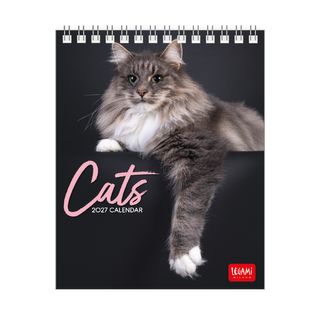 Legami - 2027 Desk Calendar 12 x 14.5 cm - Cats