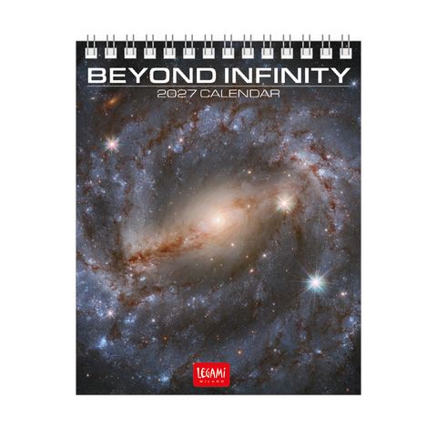 Legami - 2027 Desk Calendar 12 x 14.5 cm - Beyond Infinity