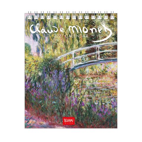 Legami - 2027 Desk Calendar 12 x 14.5 cm - Claude Monet