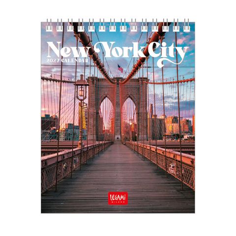 Legami - 2027 Desk Calendar 12 x 14.5 cm - New York
