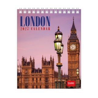 Legami - 2027 Desk Calendar 12 x 14.5 cm - London