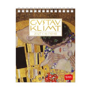 Legami - 2027 Desk Calendar 12 x 14.5 cm - Gustav Klimt