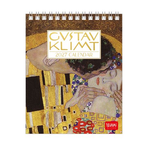 Legami - 2027 Desk Calendar 12 x 14.5 cm - Gustav Klimt