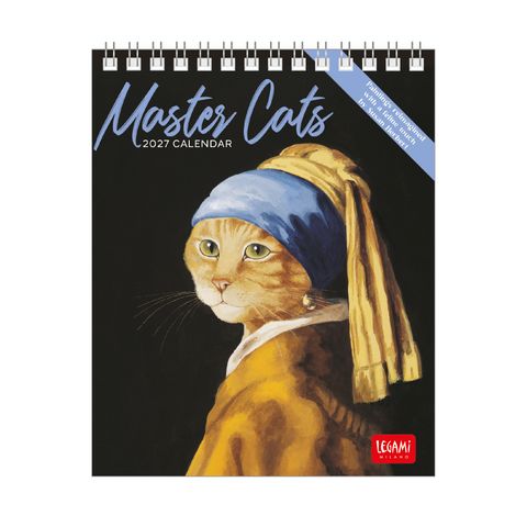 Legami - 2027 Desk Calendar 12 x 14.5 cm - Mastercats