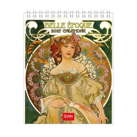 Legami - 2027 Desk Calendar 12 x 14.5 cm - Belle Epoque