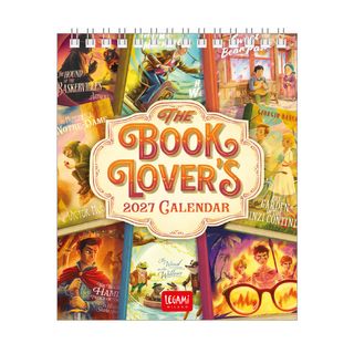 Legami - 2027 Desk Calendar 12 x 14.5 cm - Book Lover's