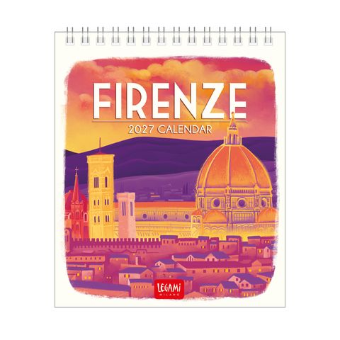 Legami - 2027 Desk Calendar 12 x 14.5 cm - Firenze