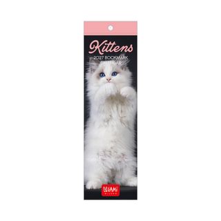 Legami - 2027 Bookmark Calendar 5.5 x 18 cm - Kittens