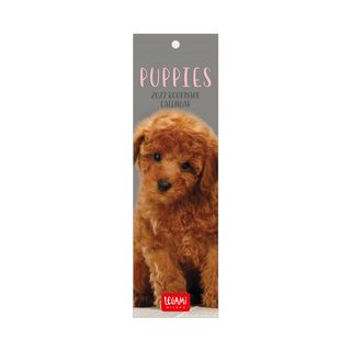 Legami - 2027 Bookmark Calendar 5.5 x 18 cm - Puppies