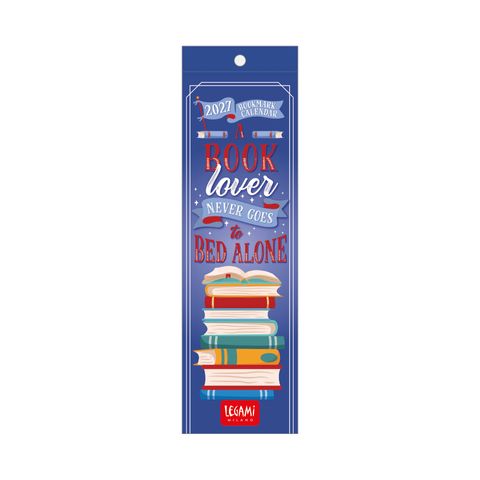 Legami - 2027 Bookmark Calendar 5.5 x 18 cm - Booklover's