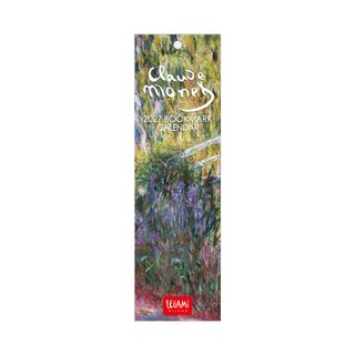 Legami - 2027 Bookmark Calendar 5.5 x 18 cm - Claude Monet