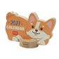 Legami - 2027 Calendar With Wooden Base - Corgi
