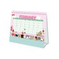 Legami - 2027 Desk Calendar with Stickers - Every Day is Caturday