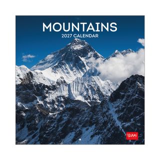 Legami - 2027 Wall Calendar 18 x 18 cm - Mountains