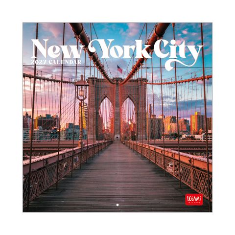 Legami - 2027 Wall Calendar 18 x 18 cm - New York