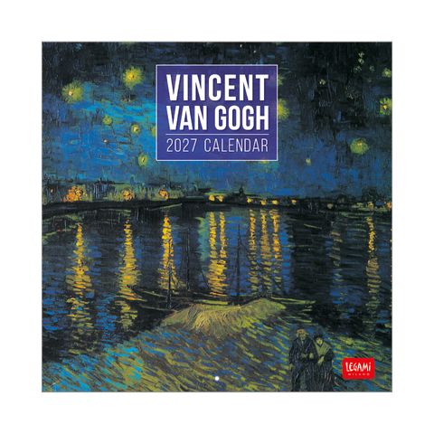 Legami - 2027 Wall Calendar 18 x 18 cm - Vincent Van Gogh