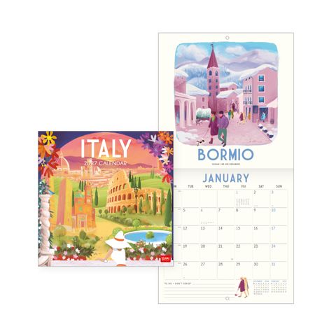 Legami - 2027 Wall Calendar - Uncoated - 18 x 18 cm - Italy