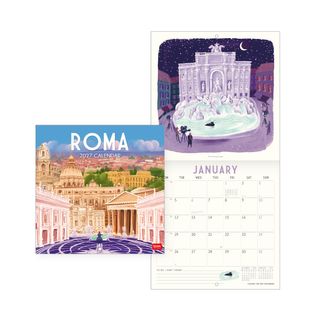 Legami - 2027 Wall Calendar - Uncoated - 18 x 18 cm - Rome