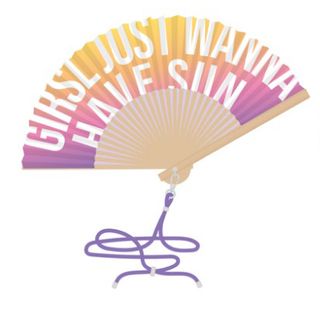 Legami - Folding Paper Fan - Que Calor! Sunset