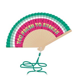 Legami - Folding Paper Fan - Que Calor! Watermelon