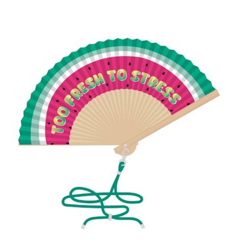 Legami - Folding Paper Fan - Que Calor! Watermelon