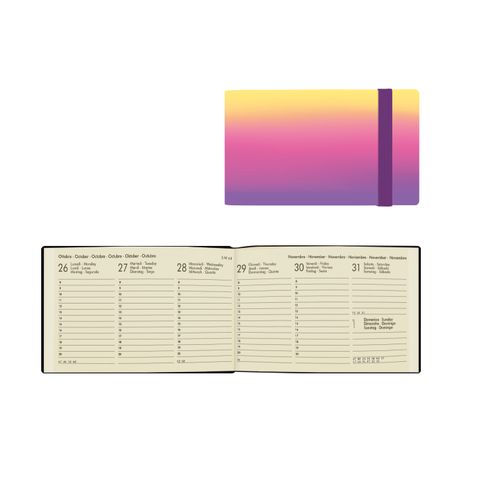 Legami - 2027 Weekly Horizontal Diary - Small - Sunset Vibes