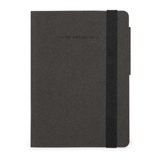 Legami - My Notebook - Small (9.5 x 13.5cm) - Plain - Deep Graphite