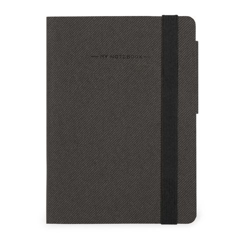 Legami - My Notebook - Small (9.5 x 13.5cm) - Plain - Deep Graphite