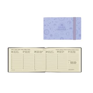 Legami - 2027 Weekly Horizontal Diary - Small - Cosmic Lilac