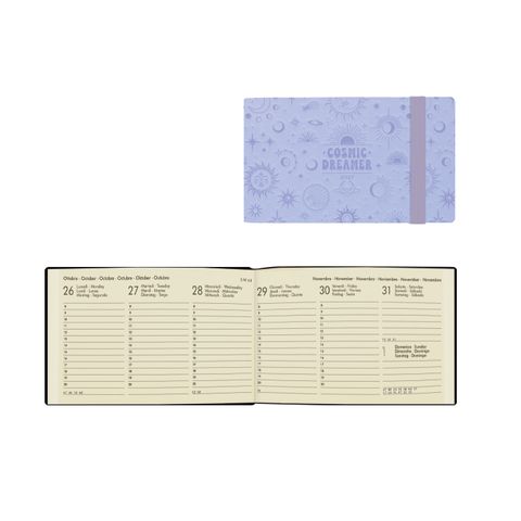 Legami - 2027 Weekly Horizontal Diary - Small - Cosmic Lilac