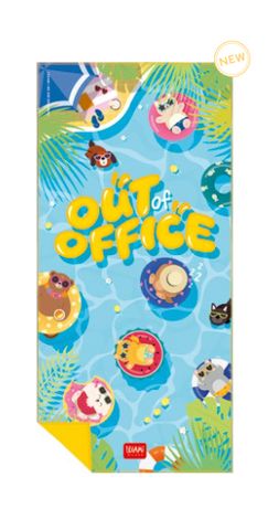 Legami - Beach Towel - Out of Office