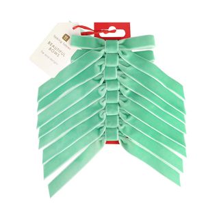 Talking Tables - Candy - Velvet Bows - Pack of 8 - Green