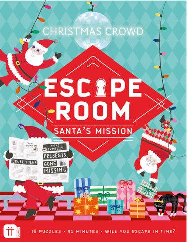 Talking Tables - Fun Guy Santa - Santa's Mission - Small Escape Room (Ships in CDU of 6)