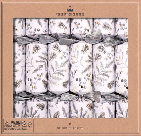 Celebration Crackers - Deluxe Crackers - 12 Inch - Rustic Botanical - Set of 6