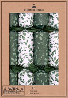 Celebration Crackers - Deluxe Crackers - 12 Inch - Fresh Eucalyptus - Set of 12