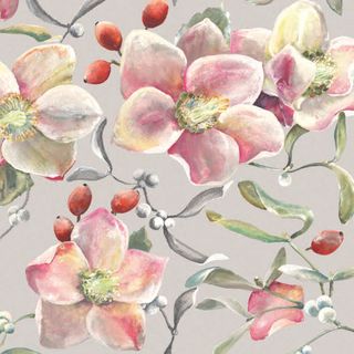 Ambiente - Paper Napkins Christmas - Pack of 20 - Luncheon Size - Festive Grace - Grey