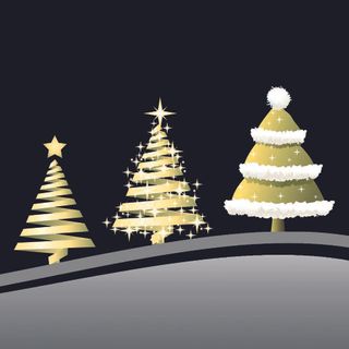 Ambiente - Paper Napkins Christmas - Pack of 20 - Luncheon Size - Three in a Row - Black