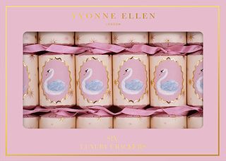 Yvonne Ellen - Mini Crackers - 6 Inch - Pink Swan- Set of 6