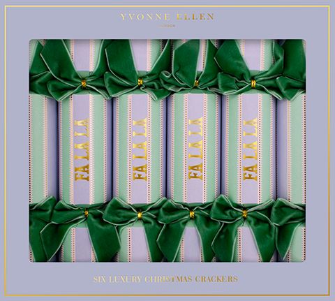 Yvonne Ellen - Luxury Crackers - 12 Inch - Fa La La - Set of 6