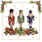Ambiente - Paper Napkins Christmas - Pack of 20 - Luncheon Size - Bearded Nutcracker