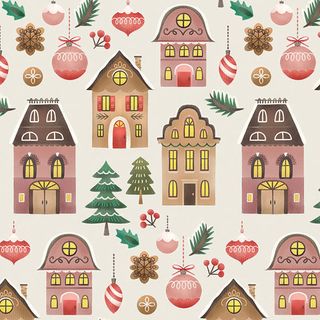 Ambiente - Paper Napkins Christmas - Pack of 20 - Luncheon Size - Christmas At Home - Cream