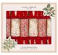 Laura Ashley - Luxury Crackers - 13 Inch - Red Festive Botanicals - Set of 6
