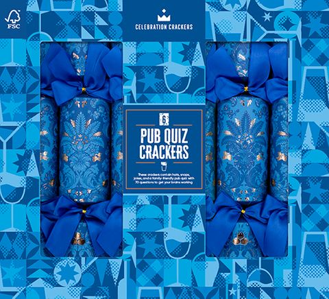 Celebration Crackers - Games Room Crackers - 13 Inch - Pub Quiz - Set of 6