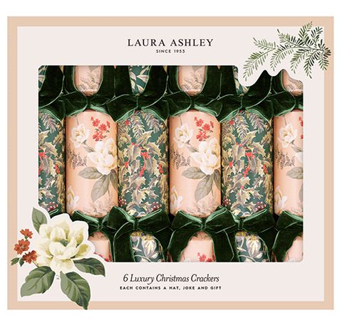 Laura Ashley - Luxury Crackers - 13 Inch - Dusky Hellebore - Set of 6