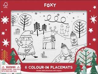 Foxy - Festive Scene Placemats - Set of 6
