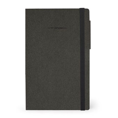 Legami - My Notebook - Large (17 x 24cm) - Plain - Deep Graphite