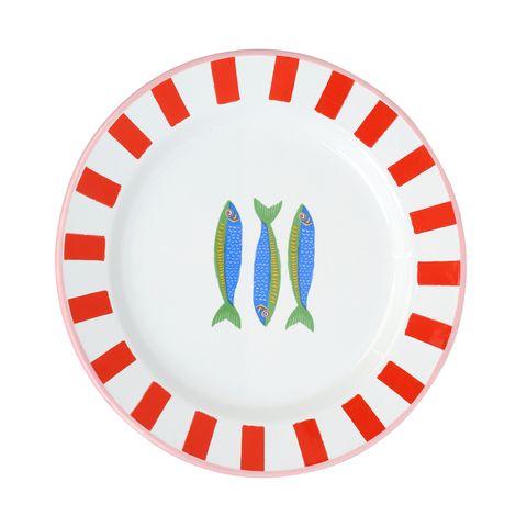 Talking Tables - Enamel Plate - 20cm - Fish
