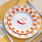 Talking Tables - Enamel Plate - 20cm - Chilli